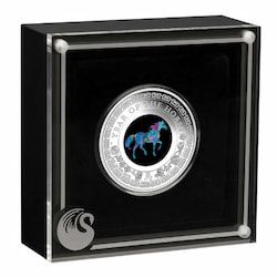 2026 1 oz Opal Lunar Series Year of the Horse Proof Silver Coin