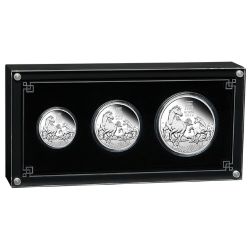2026 Australian Lunar Series III Year of the Horse Proof Silver 3-Coin Set