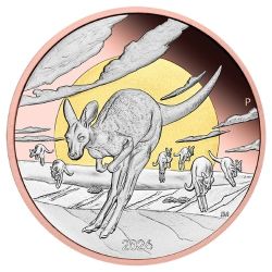 2026 5 oz Wonders of Australia Double Gilded Proof Silver Coin with Box and COA