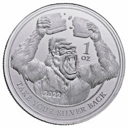 2022 1 oz Silverback PM Silver Round