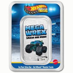 1 oz Monster Truck - Hot Wheels® Silver Bar