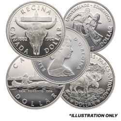 1971-1991 Canadian Silver Dollar