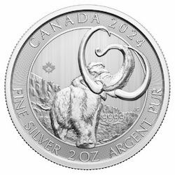 2024 2 oz Woolly Mammoth Silver Coin - Ice Age