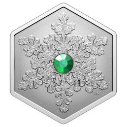 2025 1 oz Snowflake Silver Hexagonal Reverse Proof Coin 2025 1 oz Snowflake Silver Hexagonal Reverse Proof Coin