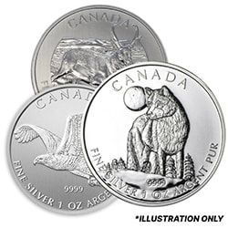 1 oz Royal Canadian Mint Silver Coins - Random Design