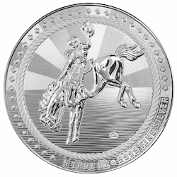5 oz Scottsdale Mint Cowboy Silver Round