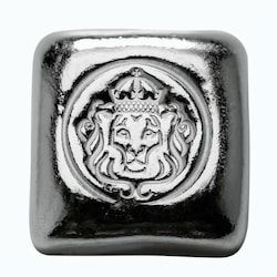 1 oz Scottsdale Lion Cast Silver Bar