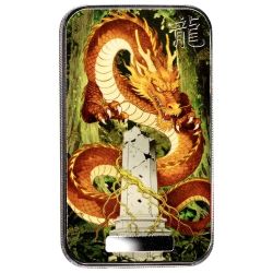1 oz Lucky Dragon Mountain Guardian Silver Bar