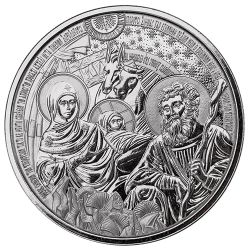 1 oz Bethlehem Nativity - Christmas Silver Round
