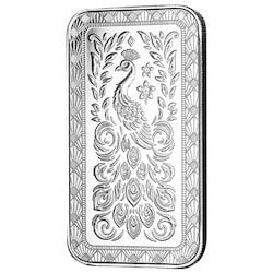 1 oz Marquee Peacock Silver Bar