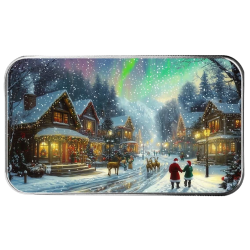 1 oz Winter Wonderland Colored Silver Bar 1 oz Winter Wonderland Colored Silver Bar