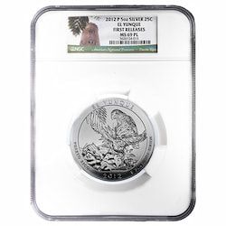 2012-P NGC MS-69 PL First Releases 5 oz America the Beautiful El Yunque Silver Coin