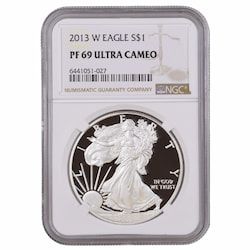2013-W NGC PF-69 1 oz American Silver Eagle Proof Coin