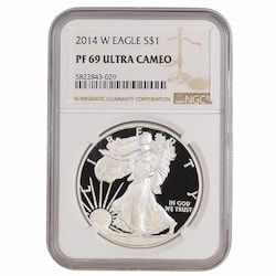 2014-W NGC PF-69 1 oz American Silver Eagle Proof Coin