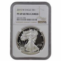 2015-W NGC PF-69 1 oz American Silver Eagle Proof Coin