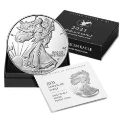 2021 Type 2 Proof American Silver Eagle Coin