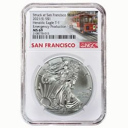 2021 (S) NGC MS-69 Early Releases American Silver Eagle