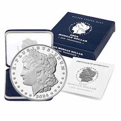 2024-S Morgan Dollar Proof Silver Coin with Box & COA