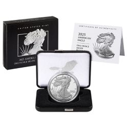 2025-S 1 oz American Silver Eagle Proof Coin w/Box & COA