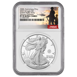 2025-W NGC PF-70 Advanced Releases US Army Privy 1 oz American Silver Eagle Proof Coin - Army Label 2025-W NGC PF-70 Advanced Releases US Army Privy 1 oz American Silver Eagle Proof Coin - Army Label