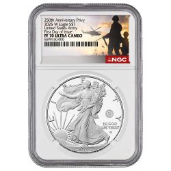 2025-W NGC PF-70 First Day of Issue US Army Privy 1 oz American Silver Eagle Proof Coin - Army Label 2025-W NGC PF-70 First Day of Issue US Army Privy 1 oz American Silver Eagle Proof Coin - Army Label
