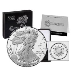 2025-W Laser Beam Privy 1 oz American Silver Eagle Proof Coin