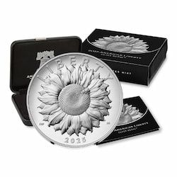 2025-P US Mint 1 oz American Liberty - Sunflower Silver Proof Medal