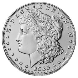 2025 US Silver Morgan Dollar Coin - In Capsule