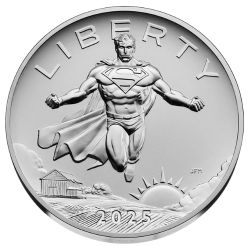 2025 2.5 oz US Superman™ Silver Medal