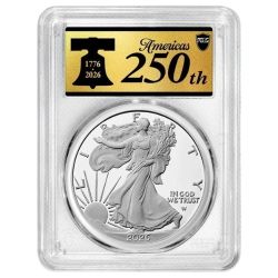 PCGS PR-70 First Day of Issue 2026-P 1 oz American Silver Eagle Congratulations Proof - 250 Label