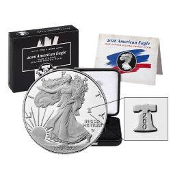 1776-2026-W American Silver Eagle Proof w/ US Mint Box and COA - Semiquincentennial America 250