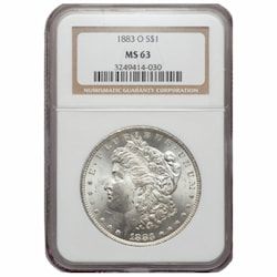 1883-O NGC MS-63 Morgan Silver Dollar Coin