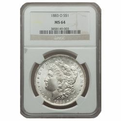1883-O NGC MS-64 Morgan Dollar Silver Coin