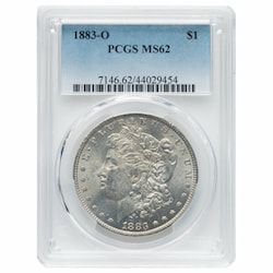 1883-O PCGS MS-62 Morgan Dollar Silver Coin