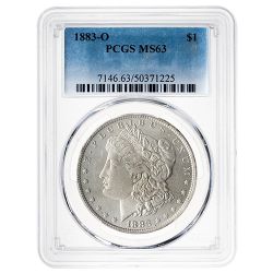 1883-O PCGS MS-63 Morgan Silver Dollar Coin