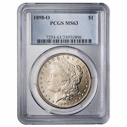 1898-O PCGS MS-63 Morgan Silver Dollar Coin