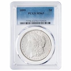 1899 PCGS MS-63 Morgan Silver Dollar Coin