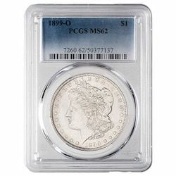1899-O PCGS MS-62 Morgan Dollar Silver Coin 