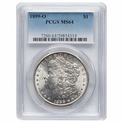 1899-O PCGS MS-64 Morgan Dollar Silver Coin