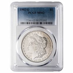 1902-O PCGS MS-62 Morgan Silver Dollar Coin