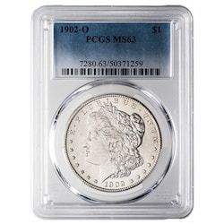 1902-O PCGS MS-63 Morgan Silver Dollar Coin