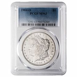 1904-O PCGS MS-63 Morgan Silver Dollar Coin