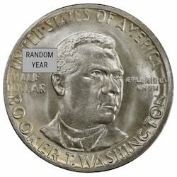 1946-1951 US 90% Silver Booker T. Washington Half Dollar Commemorative BU
