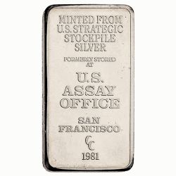 10 oz US Assay Office Silver Bar