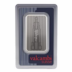 1 oz Valcambi Silver SkylineBar - In Assay
