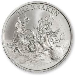 2 oz Intaglio Mint Kraken Silver Round | SD Bullion