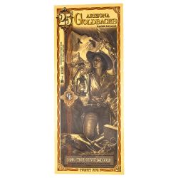Gold Aurum 24K Arizona 25 Goldback Note