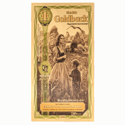 Gold Aurum Idaho 1 Goldback Note (24K)
