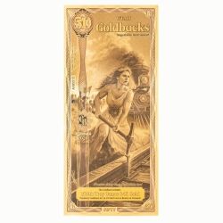 Gold Aurum Utah 50 Goldback Note - New (24K)
