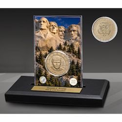 2026-P US President Donald Trump Dollar - Mount Rushmore Display Stand 2026-P US President Donald Trump Dollar - Mount Rushmore Display Stand